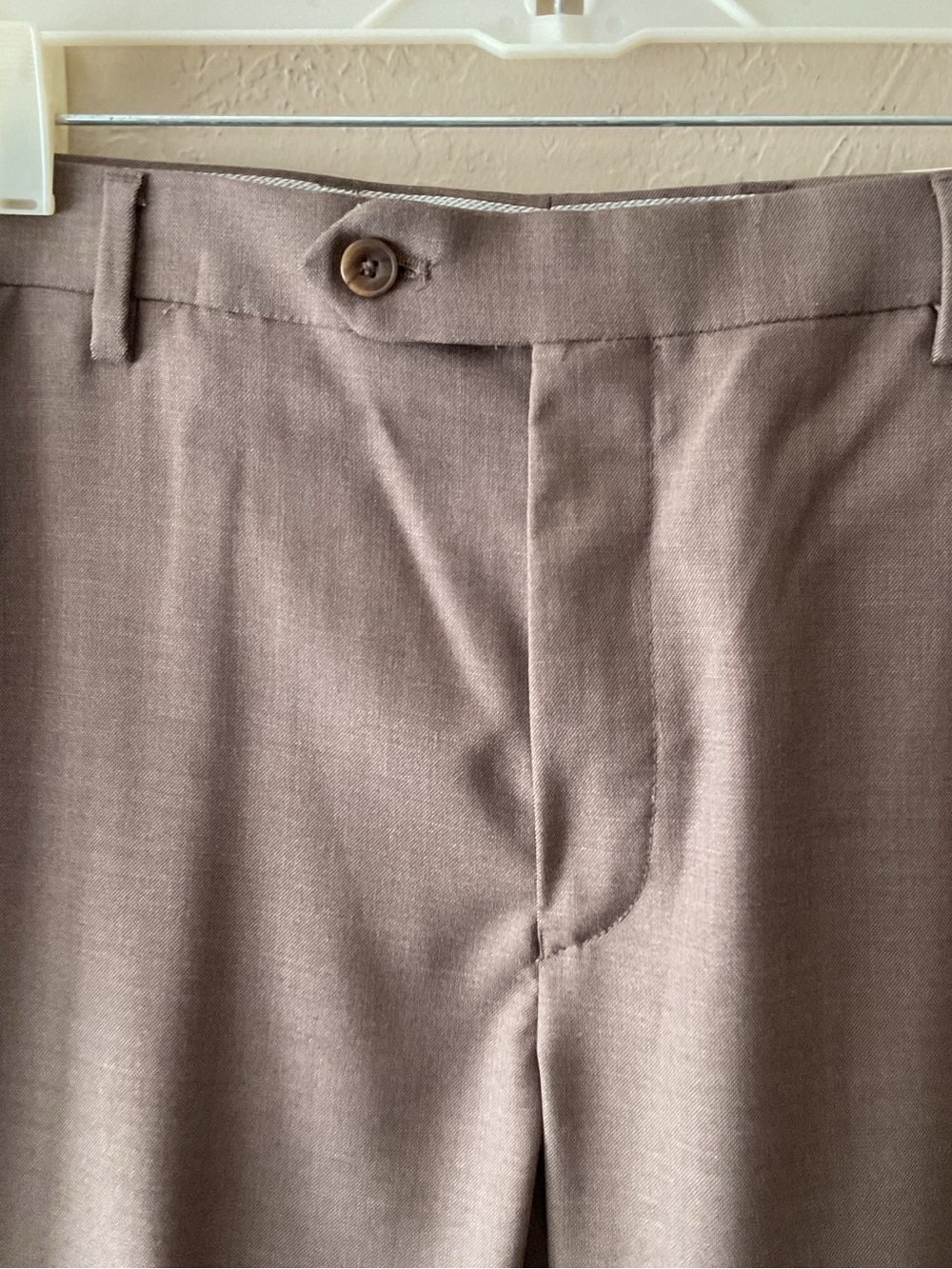 Michael Kors Men's Dark Brown Dress Trousers - Picture 2 of 6